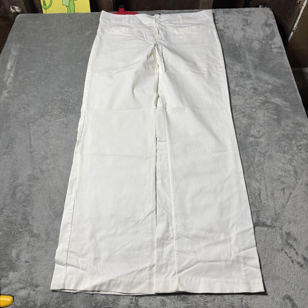 VTG Y2K Rampage 2 Front Pocket Wide Leg Pants Size 13 35x31 Boho Rave Nautical